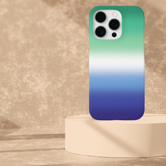 Gradient Gay MLM Pride Flag – Kleurrijke MLM Flag Case-Mate iPhone Case