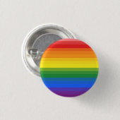 Gradiënt Gay Pride Flag Button (Voorkant /achterkant)