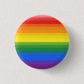 Gradiënt Gay Pride Flag Button (Voorkant)
