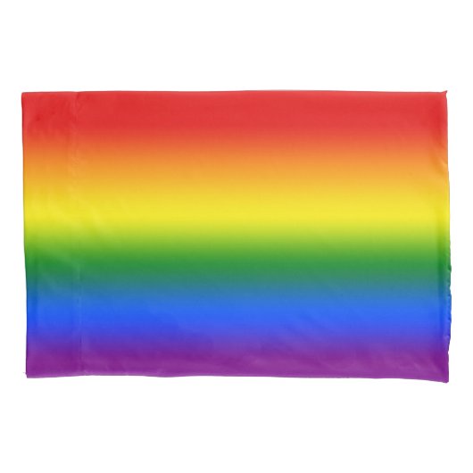 Gradiënt Gay Rainbow Pride Vlag LGBTQ Kussensloop (Voorkant-Links)
