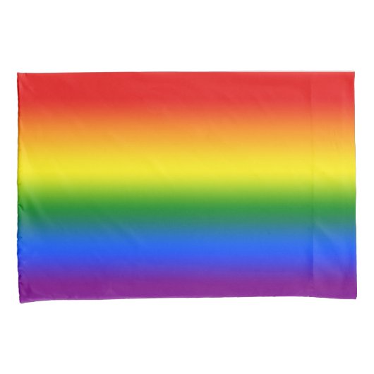 Gradiënt Gay Rainbow Pride Vlag LGBTQ Kussensloop (Voorkant-Rechts)