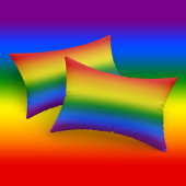 Gradiënt Gay Rainbow Pride Vlag LGBTQ Kussensloop