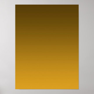 Gradiënt Geel - licht naar diep | Stemming Achterg Poster