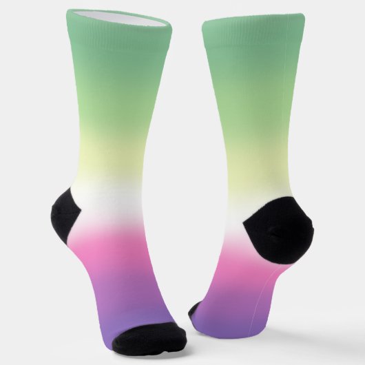 Gradient Genderfae Pride Flag Sokken (Gebogen)