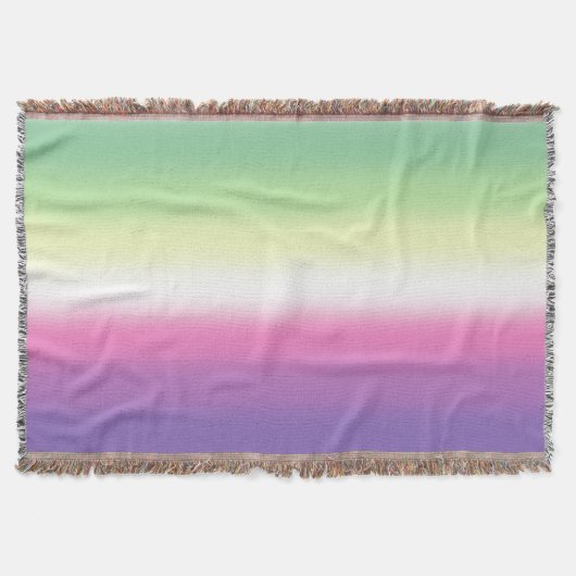 Gradient Genderfea Pride Flag – Genderdoe Flag Deken (Voorkant)