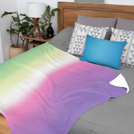 Gradient Genderfea Pride Flag – Genderdoe Flag Sherpa Deken