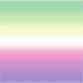 Gradient Genderfea Pride Flag – Genderdoe Flag Sticker (Voorkant)