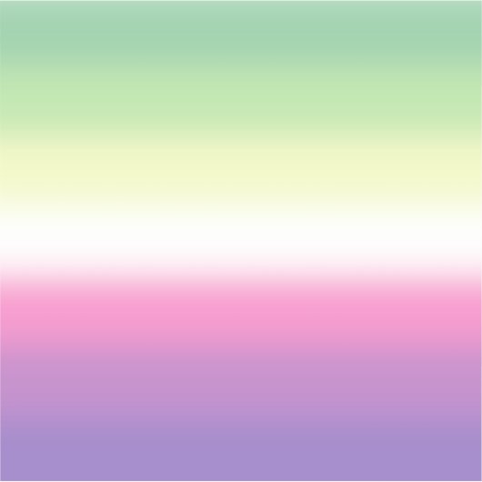 Gradient Genderfea Pride Flag – Genderdoe Flag Sticker (Voorkant)