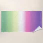 Gradient Genderfea Pride Flag – Genderdoe Flag Strandlaken (Voorkant)