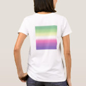 Gradient Genderfea Pride Flag – Genderdoe Flag T-shirt (Achterkant)