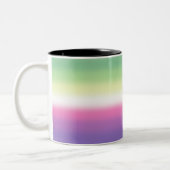 Gradient Genderfea Pride Flag – Genderdoe Flag Tweekleurige Koffiemok (Links)