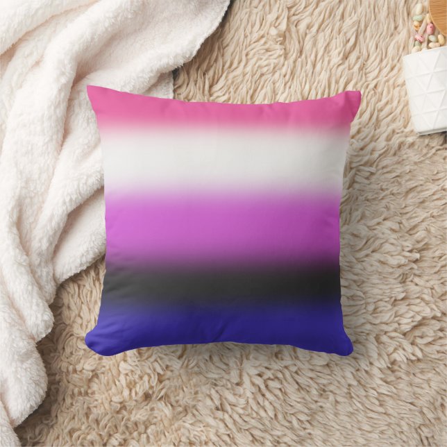 Gradient Genderfluid Pride Flag – Genderfluid Flag Kussen (Deken)