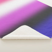 Gradient Genderfluid Pride Flag – Genderfluid Flag Sherpa Deken (3/4)