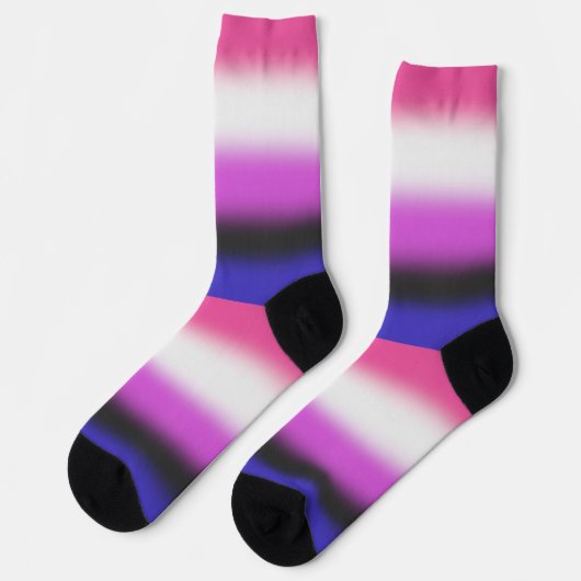 Gradient Genderfluid Pride Flag Sokken (Links)