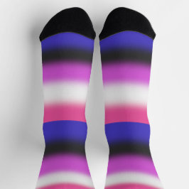 Gradient Genderfluid Pride Flag Sokken