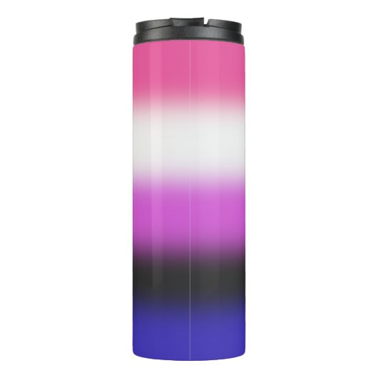 Gradient Genderfluid Pride Flag Thermosbeker (Achterkant)