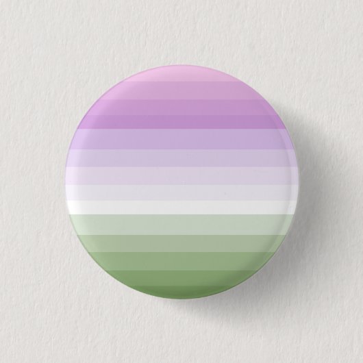 Gradiënt Genderqueer Pride Flag Button (Voorkant)