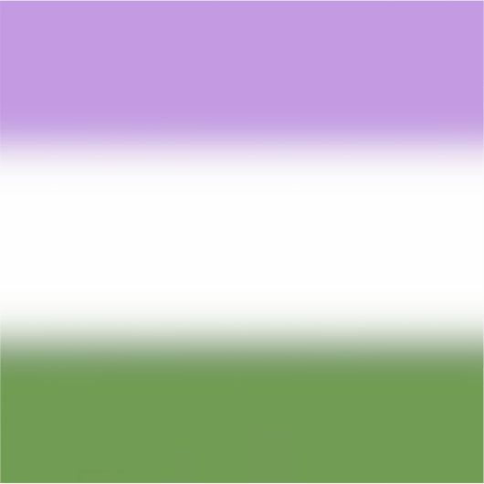 Gradient Genderqueer Pride Flag – Genderqueer Flag Sticker (Voorkant)