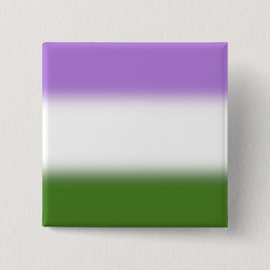 Gradient Genderqueer Pride Flag – Genderqueer Flag Vierkante Button 5,1 Cm (Voorkant)