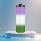 Gradient Genderqueer Pride Flag Thermosbeker