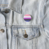 Gradiënt Gendervloeide Pride Flag Button (In situ)