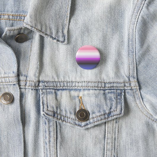 Gradiënt Gendervloeide Pride Flag Button (In situ)