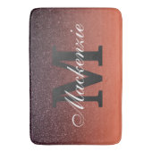 Gradiënt glitterpatroon badmat (Voorkant Verticaal)