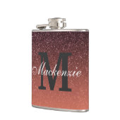 Gradiënt glitterpatroon heupfles (Links)