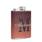 Gradiënt glitterpatroon heupfles (Rechts)