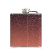 Gradiënt glitterpatroon heupfles (Achterkant)