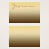 Gradiënt Gold en Gold Colour Alfabet Letter P Visitekaartje (Voorkant /achterkant)