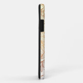 gradiënt golden lineaire florale Case-Mate iPhone case (Achterkant/rechts)