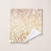 gradiënt golden lineaire handdoek (Wasdoekje)