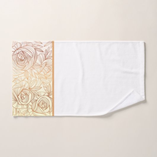 gradiënt golden lineaire handdoek (Handdoek)