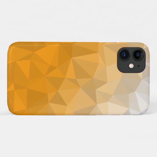 Gradiënt Golden Polygonal Case-Mate iPhone Case (Achterkant (horizontaal))