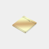 Gradiënt Gouden Achtergrond Post-it® Notes (Schuin)