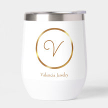 Gradient gouden cirkel custom business logo