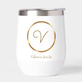 Gradient gouden cirkel custom business logo