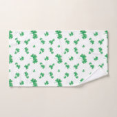 Gradient Green Irish Shamrock Pattern Bad Handdoek (Handdoek)