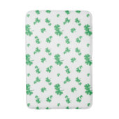 Gradient Green Irish Shamrock Pattern Badmat (Voorkant Verticaal)