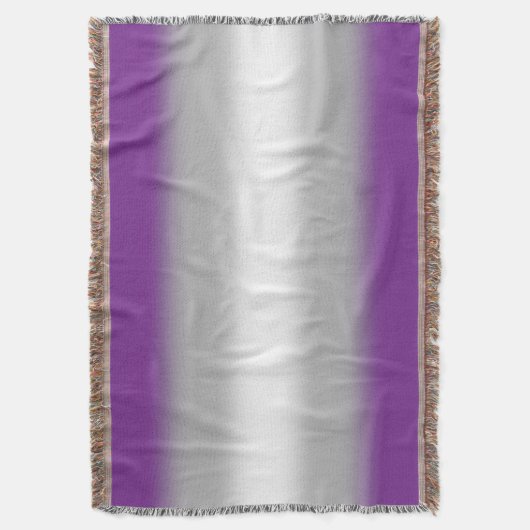 Gradient Greysexual Pride Flag – Greysexual Flag Deken (Voorkant Verticaal)
