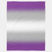 Gradient Greysexual Pride Flag – Greysexual Flag Fleece Deken (Voorkant)