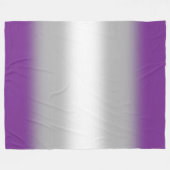 Gradient Greysexual Pride Flag – Greysexual Flag Fleece Deken (Voorkant (Horizontaal))