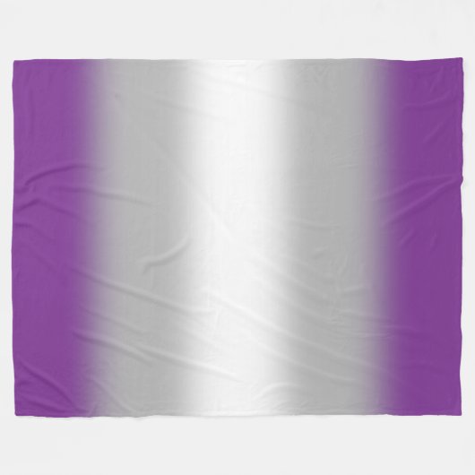 Gradient Greysexual Pride Flag – Greysexual Flag Fleece Deken (Voorkant (Horizontaal))