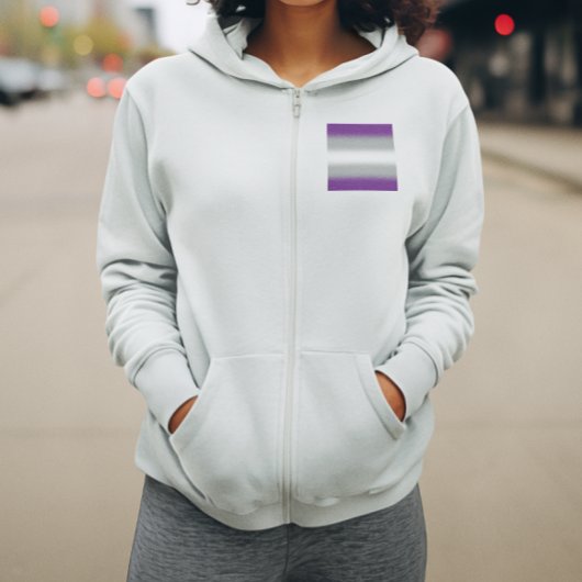 Gradient Greysexual Pride Flag – Greysexual Flag Hoodie
