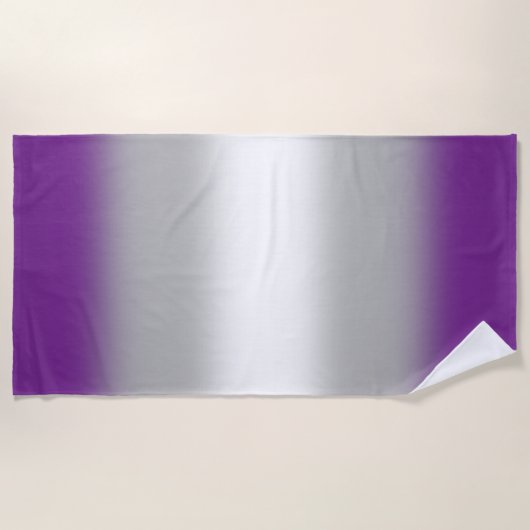 Gradient Greysexual Pride Flag – Greysexual Flag Strandlaken (Voorkant)