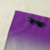 Gradient Greysexual Pride Flag – Greysexual Flag Strandlaken (In situ)