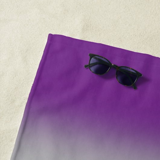 Gradient Greysexual Pride Flag – Greysexual Flag Strandlaken (In situ)