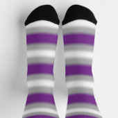 Gradient Greysexual Pride Sokken (Top)