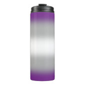 Gradient Greysexual Pride Thermosbeker (Voorkant)